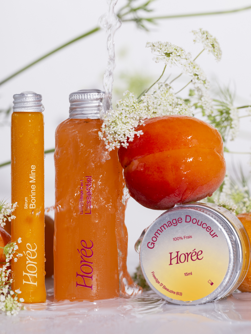 Trio peau éclatante