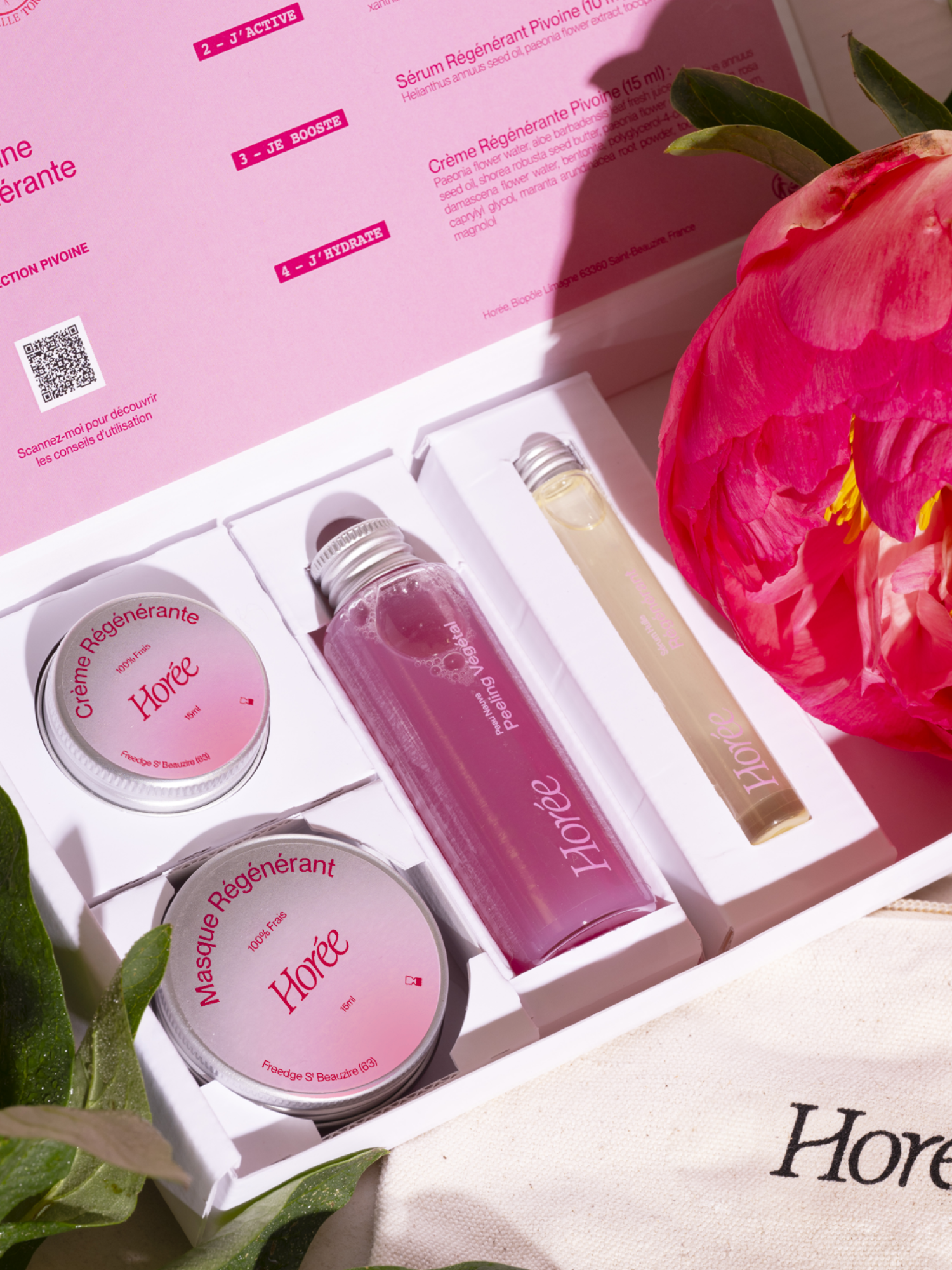 Routine Régénérante - Collection Pivoine