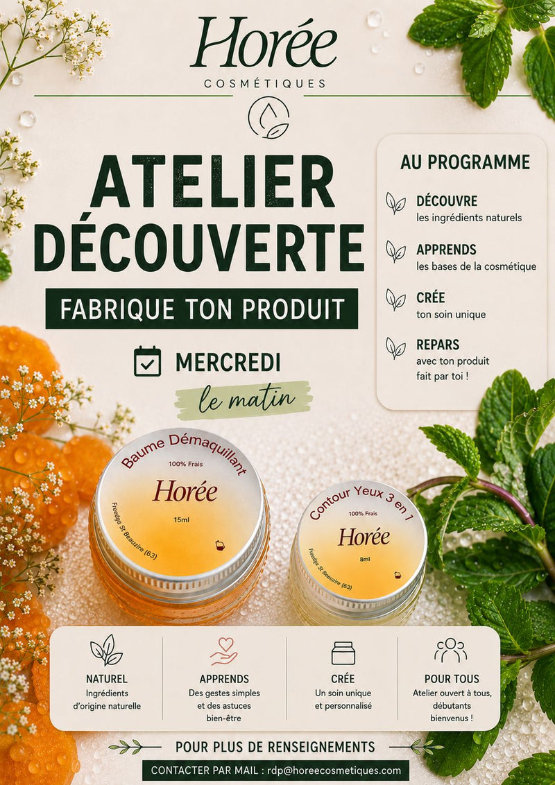 Atelier découverte -  Fabrique ton produit